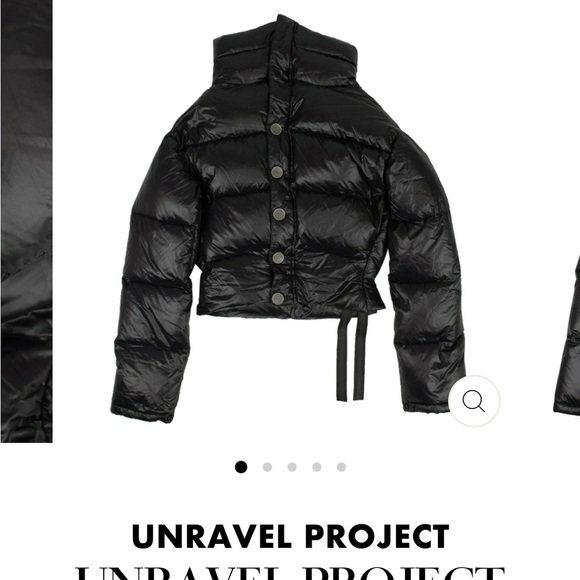 Unravel project cropped puffer - Picture 1 of 8